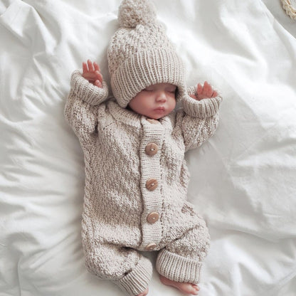 Baby Romper & Hat Knitting Pattern