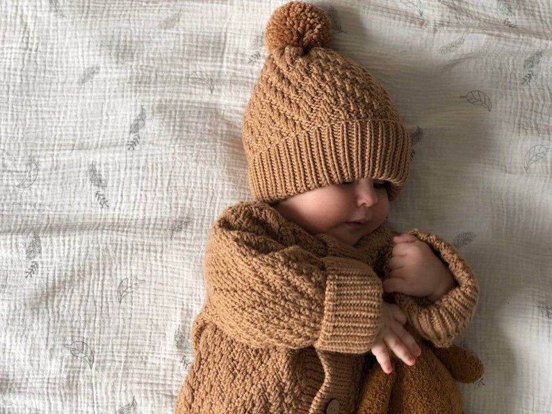 Baby Romper & Hat Knitting Pattern