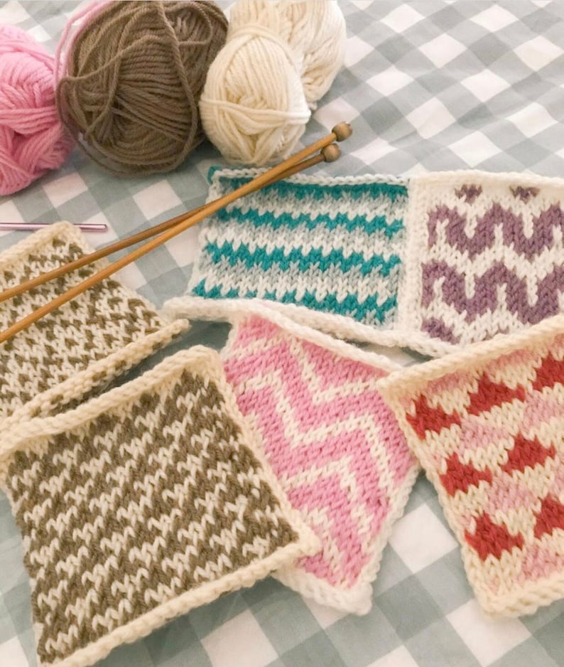 Peace By Piece Blanket knitting Pattern