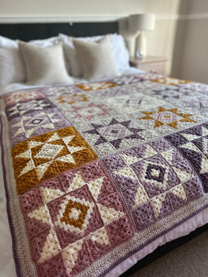 Quiet Sky Modern Crochet Blanket Pattern