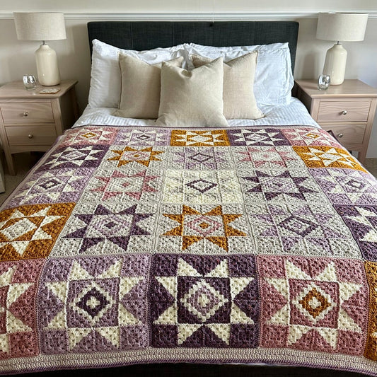 Quiet Sky Modern Crochet Blanket Pattern